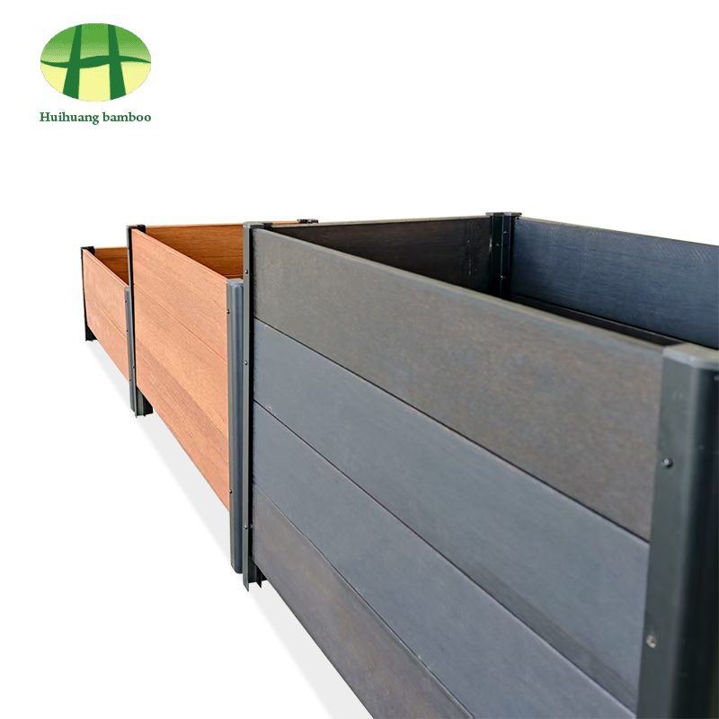 Kompozitna drvena kutija za sadilice od bambusa otporna na vanjske vremenske uvjete Kompozitna drvena kutija za sadilice od bambusa otporna na vanjske vremenske uvjete